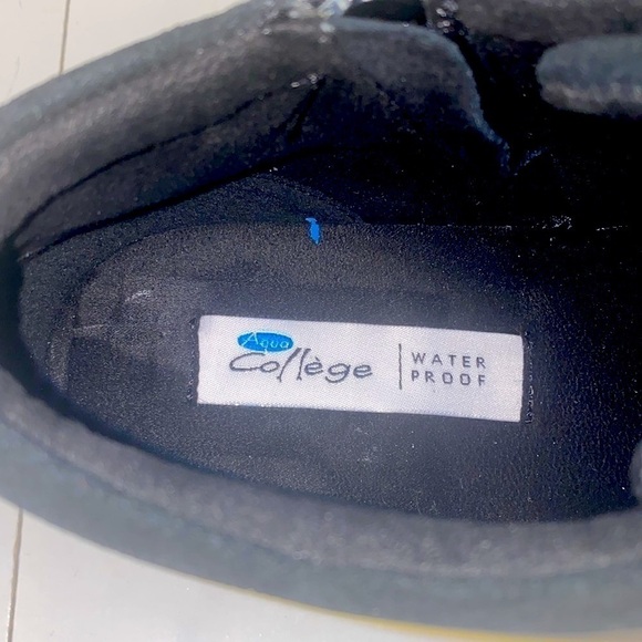 Aqua College black suede wedge athletic bootie/ sneakers.Waterproof.Size 7.5.NWT - Picture 9 of 11